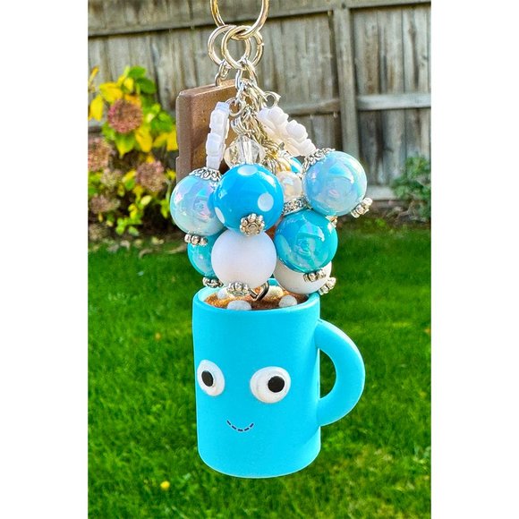 Heidi Kenney x Kid Robot Hot Chocolate Keychain Purse Bag Charm - Picture 2 of 8